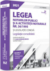 Legea notarilor publici si a activitatii notariale nr. 36/1995 si legislatie conexa 2021(editie premium)