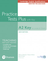 Cambridge English Qualifications: A2 Key (Also suitable for Schools) New Edition Practice Tests Plus Student's Book with key, Paperback