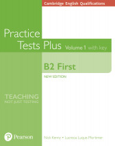 Cambridge English Qualifications: B2 First Volume 1 Practice Tests Plus with key, Paperback