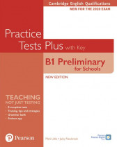 Cambridge English Qualifications: B1 Preliminary for Schools Practice Tests Plus Student's Book with key, Paperback