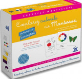 Explorez culorile cu Montessori - In romana si in engleza - 163 de jetoane pentru dezvoltarea vocabularului si a creativitatii