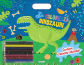 Colorează - Dinozauri (creioane)