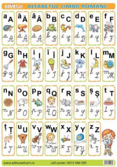 Pliant alfabetul limbii romane