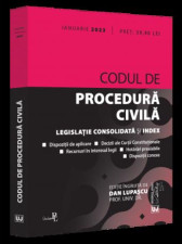 Codul de procedură civilă. Ianuarie 2023